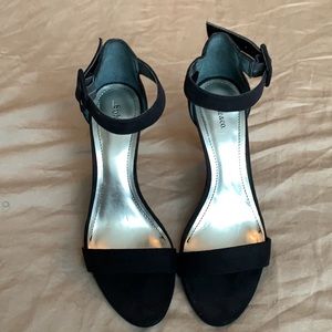 Style and Co. Black open toe heeled sandals